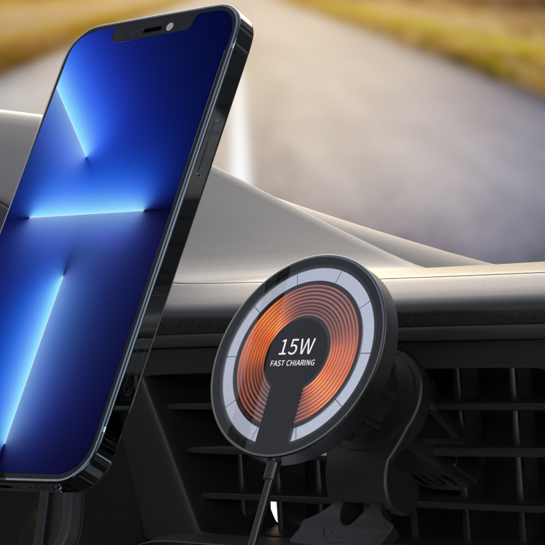 Abnehmbares 2-in-1 Auto-Magnetladegerät