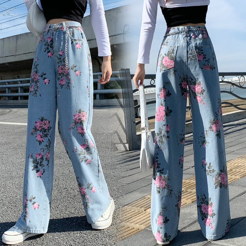 Emma | Hochgeschlossene Hose, süß und frech, weites Bein