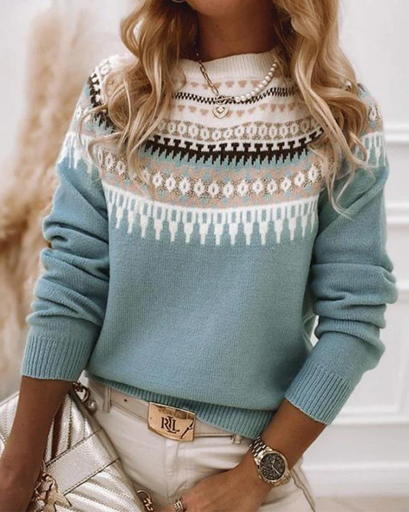 Diana - Eleganter Boho-Strickpullover für einen trendigen Look
