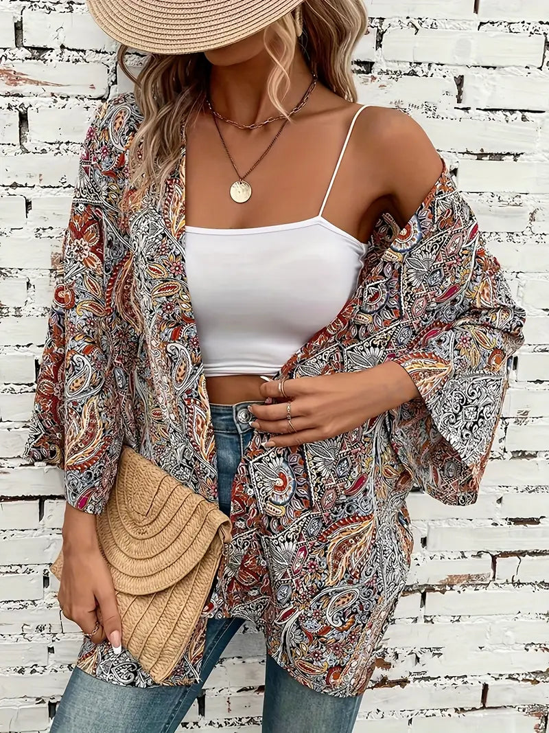 Ada - Elegante Tunika mit schönem Blumendruck