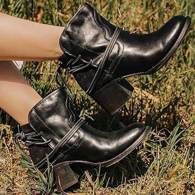 Damen Jahrgang Dirndl Schuhe | Stiefeletten