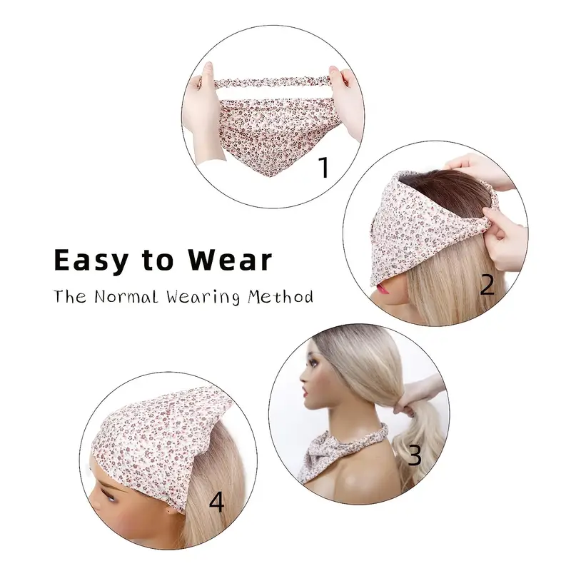 3Leaves Floral Haarbandana