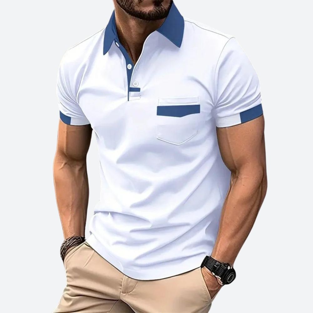 Stilvolles Poloshirt mit kurzen Ärmeln - Belirick
