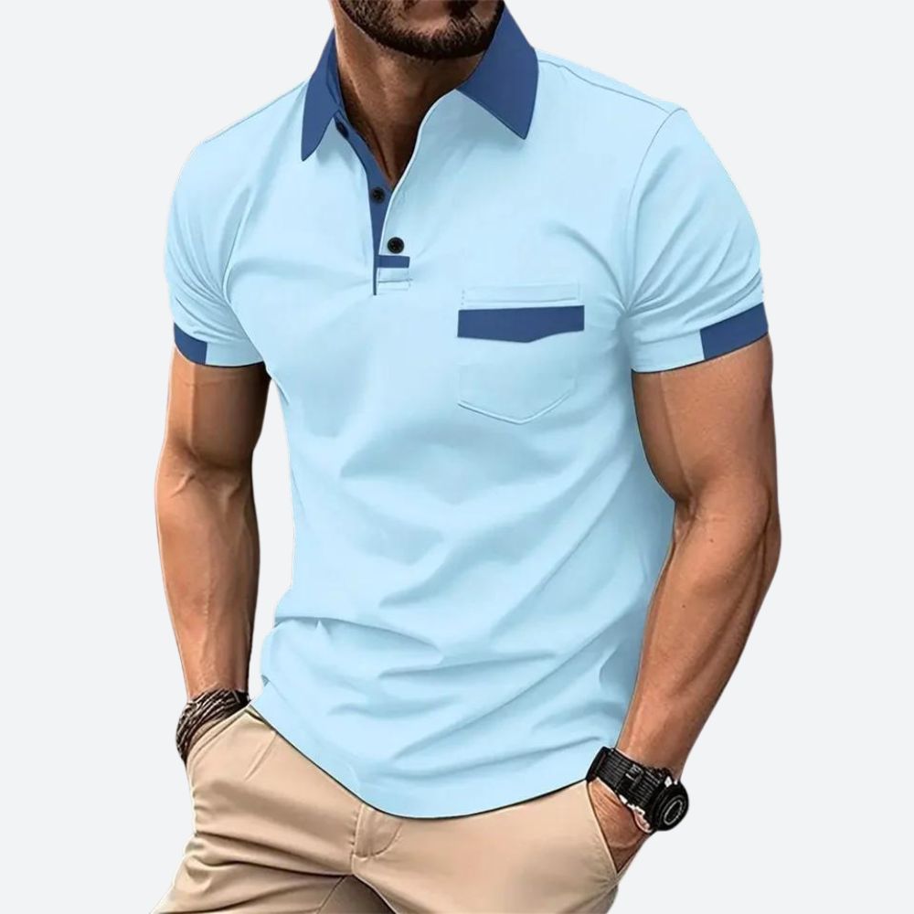 Stilvolles Poloshirt mit kurzen Ärmeln - Belirick