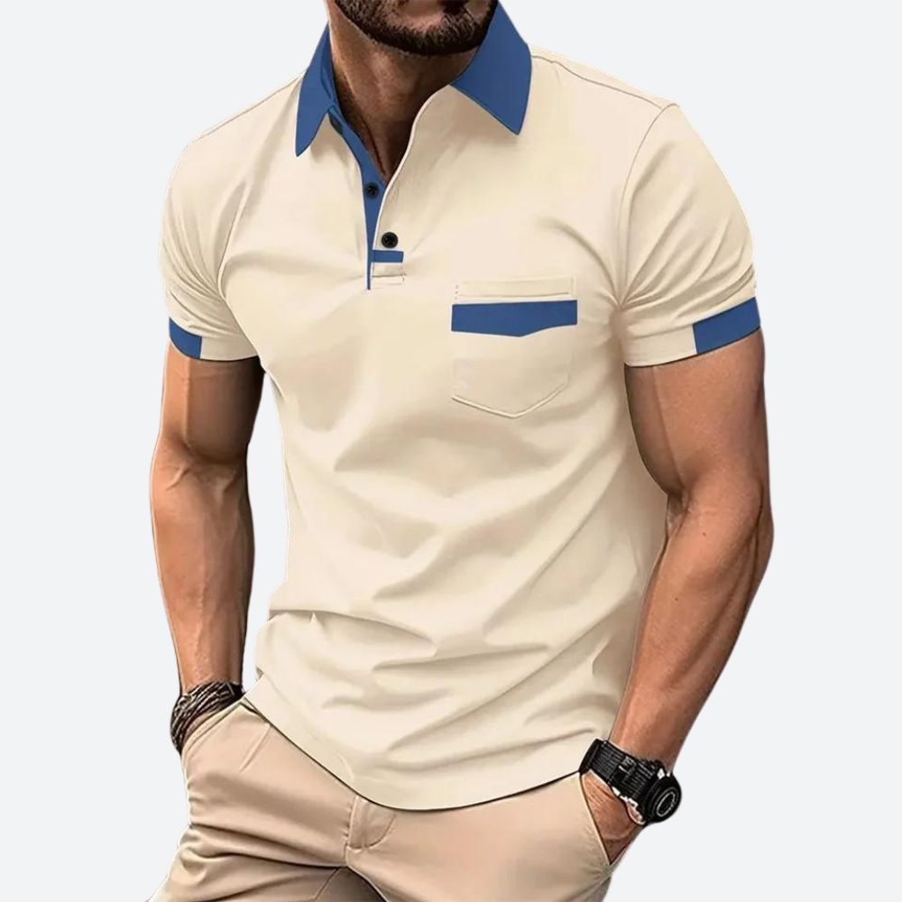 Stilvolles Poloshirt mit kurzen Ärmeln - Belirick