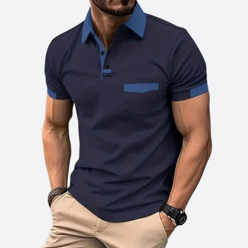 Stilvolles Poloshirt mit kurzen Ärmeln - Belirick