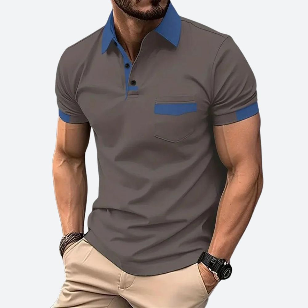 Stilvolles Poloshirt mit kurzen Ärmeln - Belirick