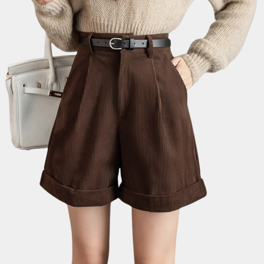 Elmeena - Luxuriöse Cord-Shorts für Damen für ultimativen Komfort