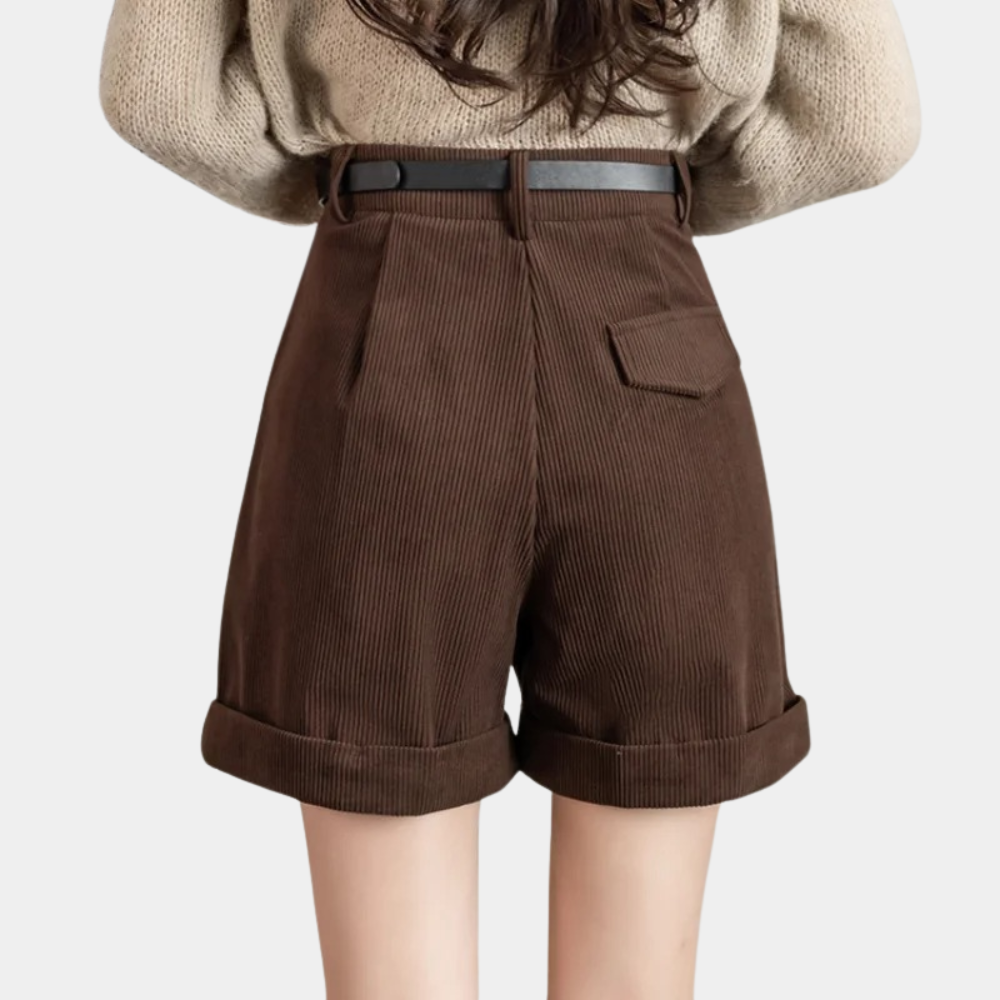 Elmeena - Luxuriöse Cord-Shorts für Damen für ultimativen Komfort