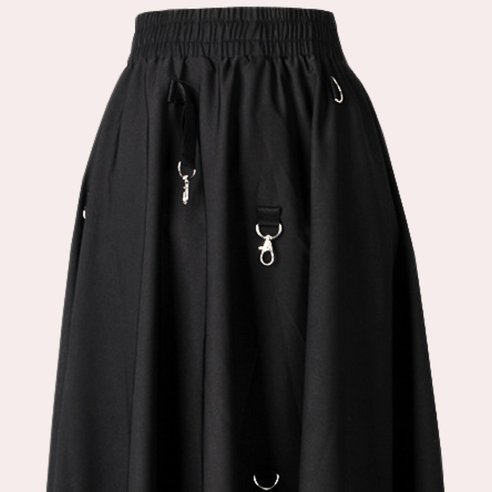 Trendiger asymmetrischer Rock für Frauen mit schickem Look