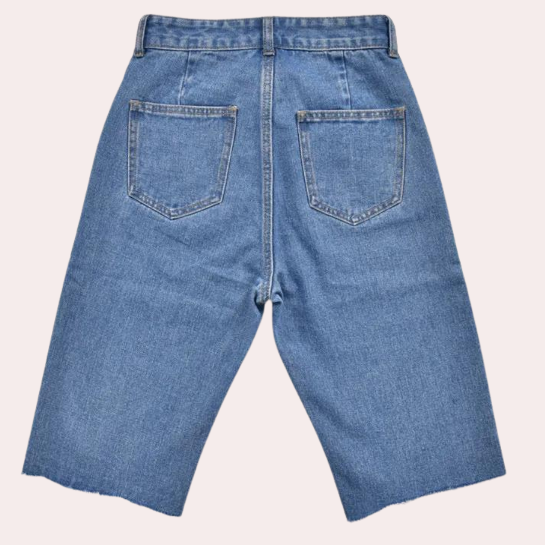 Dora - Stylische Shorts mit hoher Taille für Frauen
