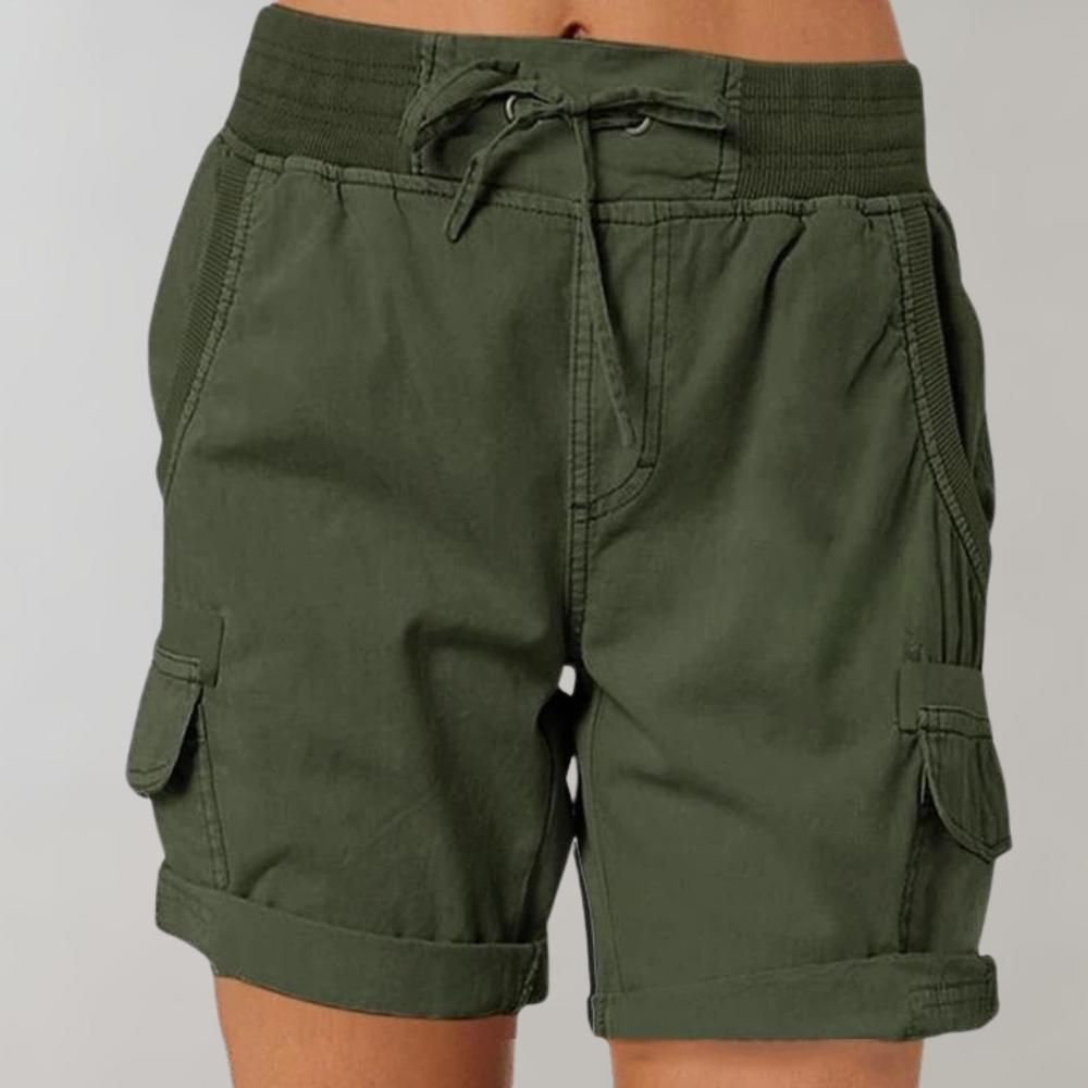 Stilvolle Dorthea - Hochtaillierte Damenshorts für jede Gelegenheit