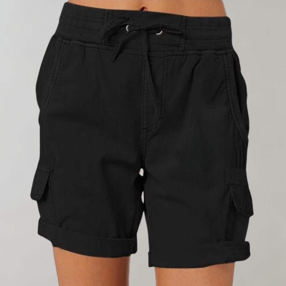 Stilvolle Dorthea - Hochtaillierte Damenshorts für jede Gelegenheit