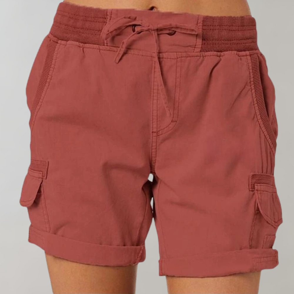 Stilvolle Dorthea - Hochtaillierte Damenshorts für jede Gelegenheit