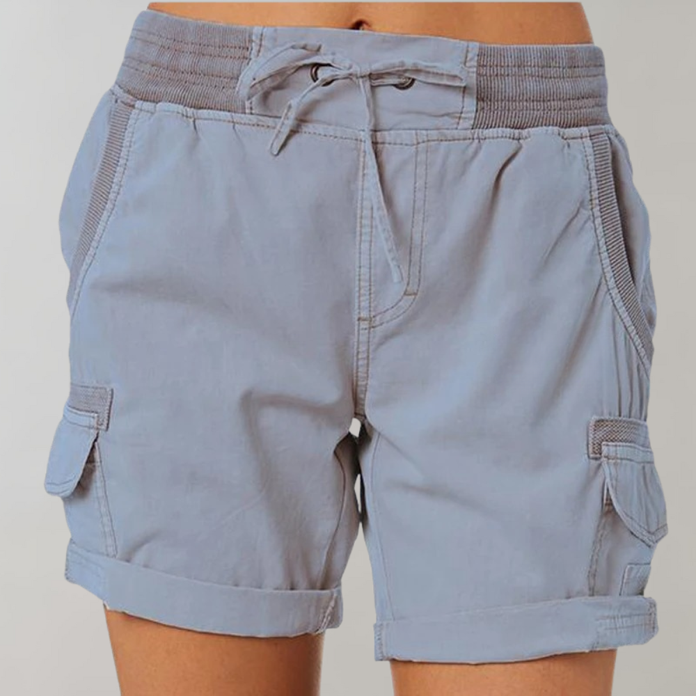 Stilvolle Dorthea - Hochtaillierte Damenshorts für jede Gelegenheit
