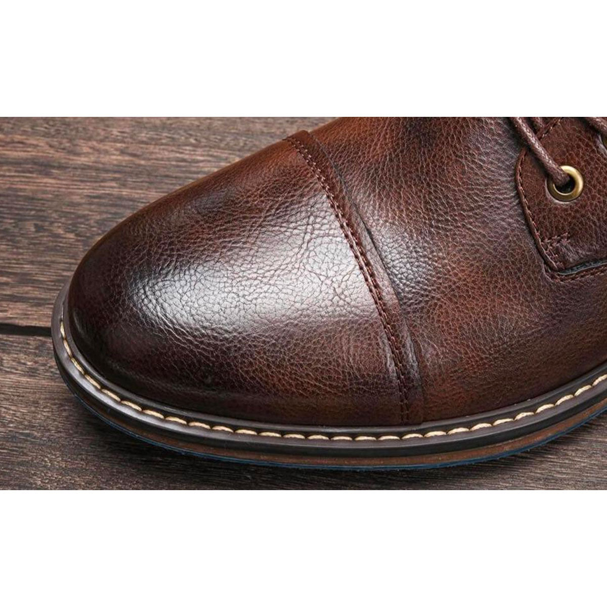 Aaron | Luxuriöse Leder-Oxford-Stiefel für ultimativen Komfort