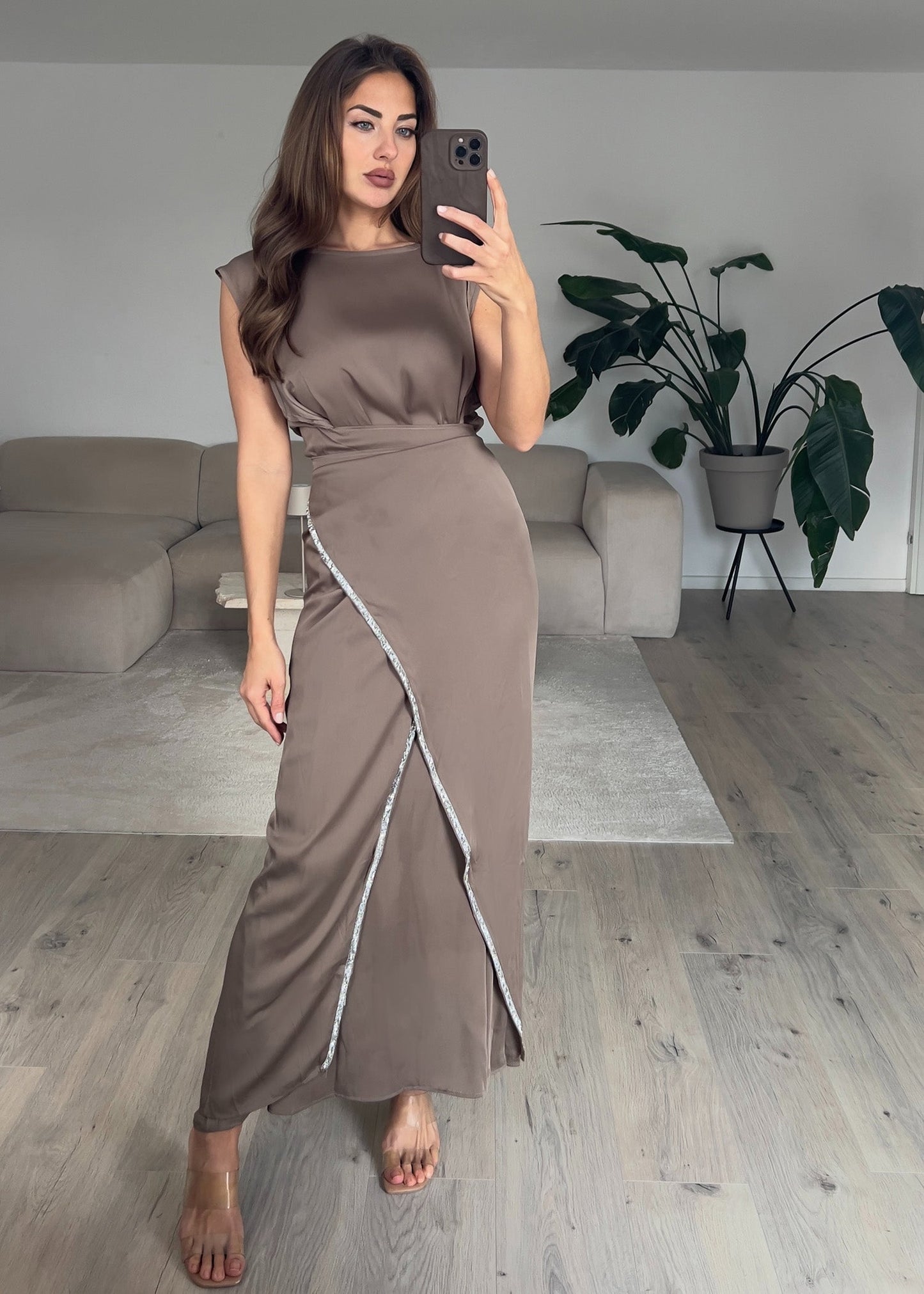Zweiteiliges Kaftankleid