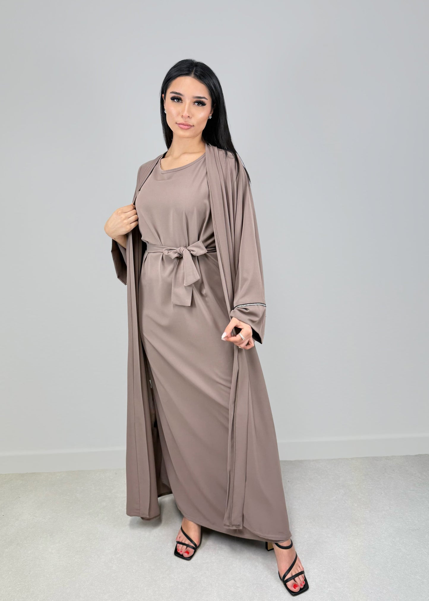 Zweiteiliges Maxi-Set mit Kimono