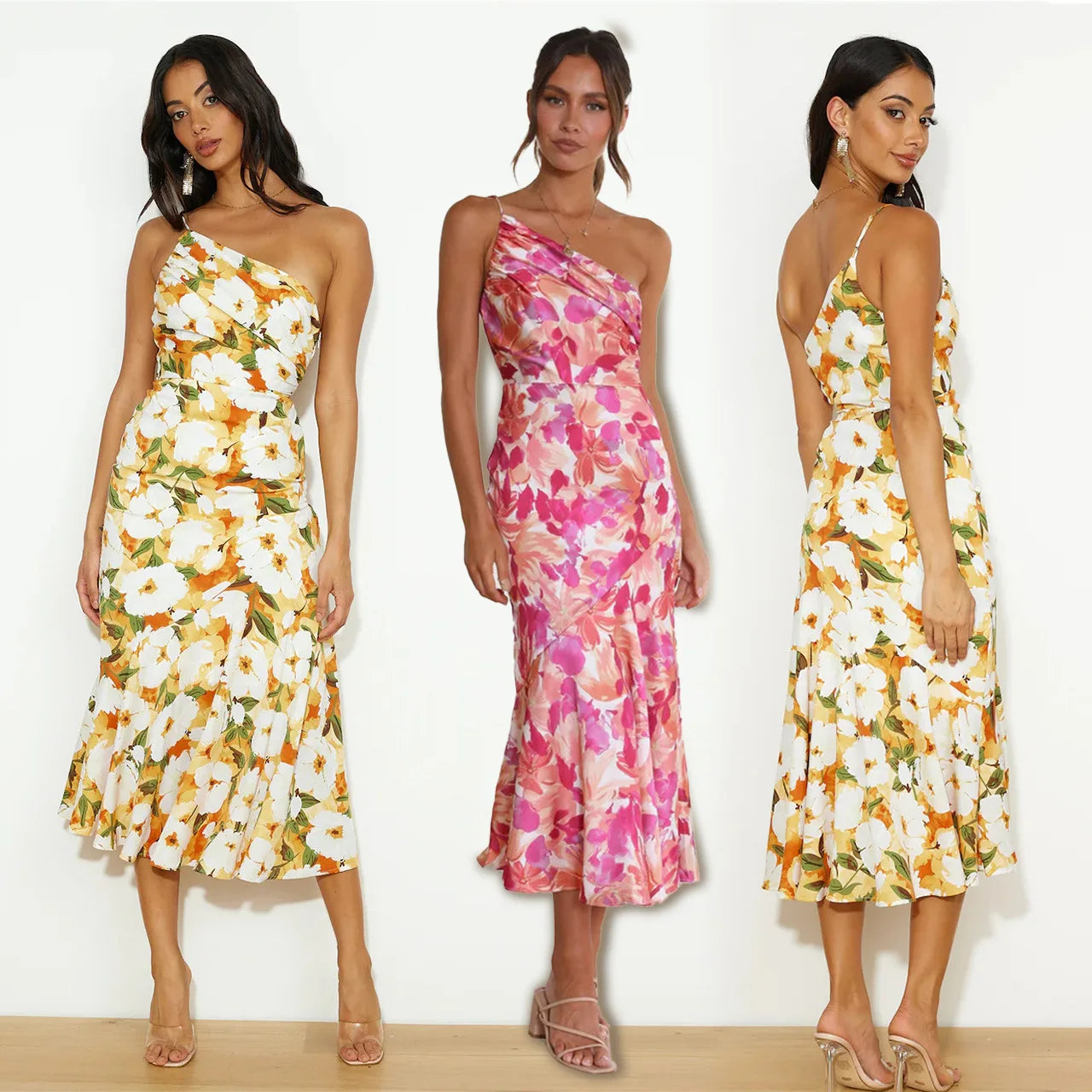 Elegantes Kleid mit Blumenmuster