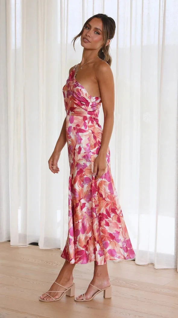 Elegantes Kleid mit Blumenmuster