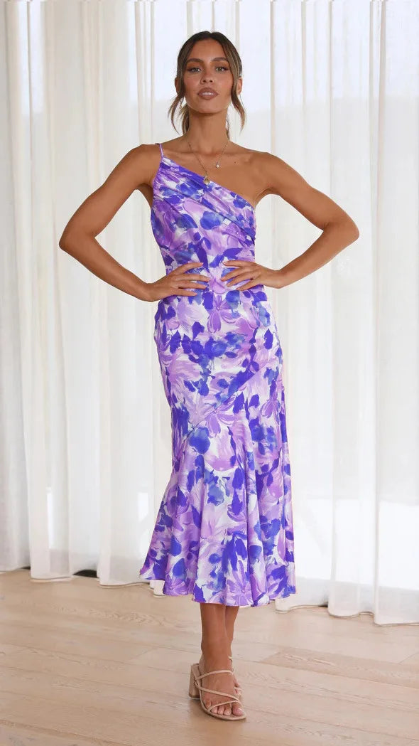 Elegantes Kleid mit Blumenmuster