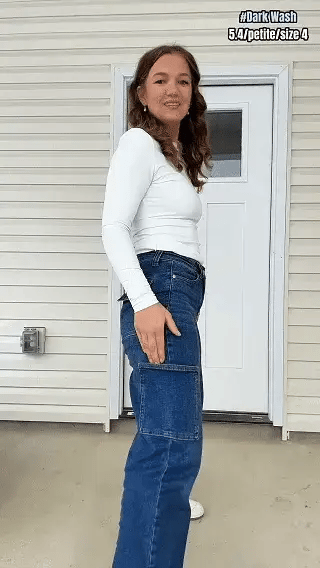 High Waist Stretch Jeans für Damen