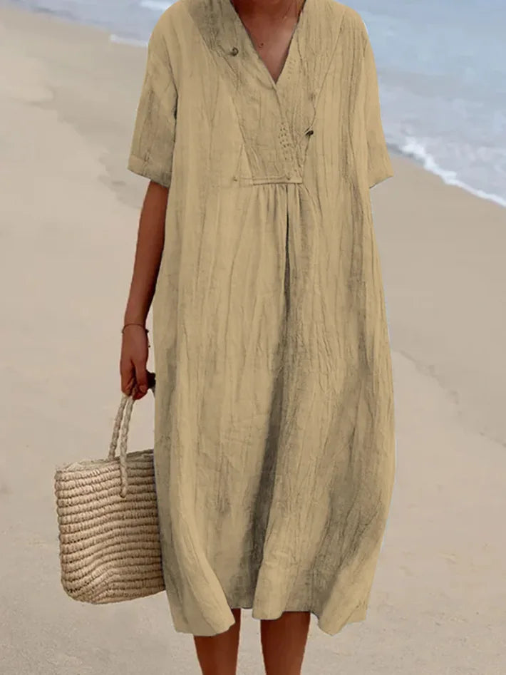 Cotton Linen Oversized Dress