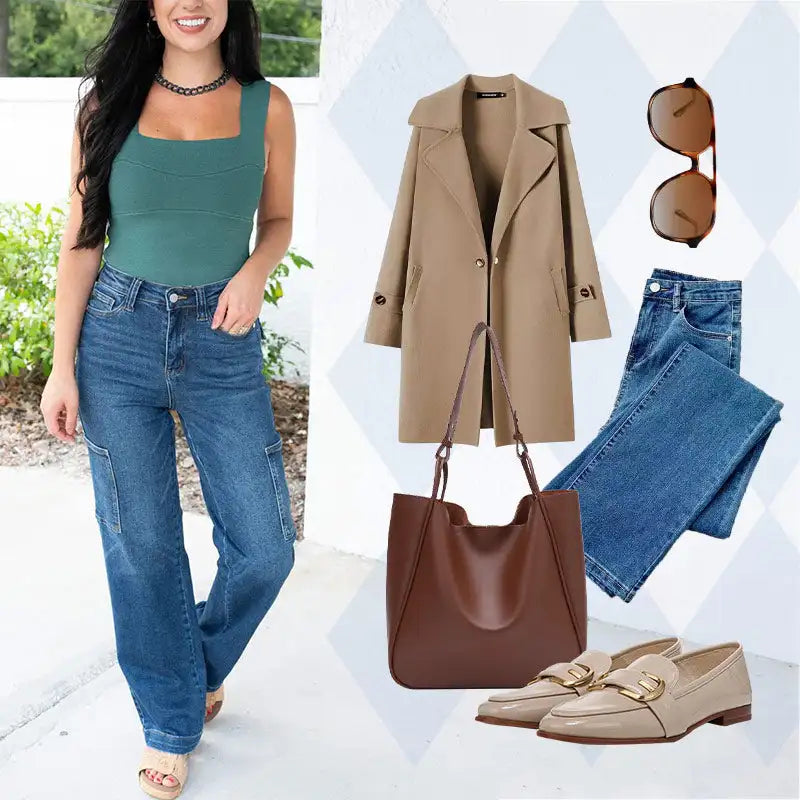 High Waist Stretch Jeans für Damen