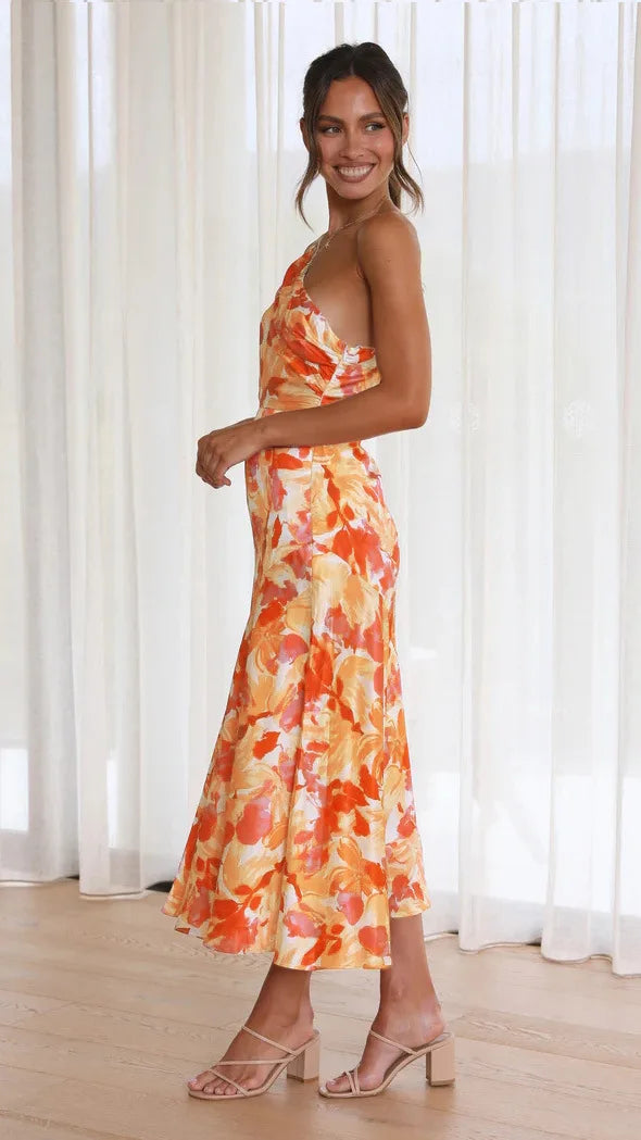 Elegantes Kleid mit Blumenmuster