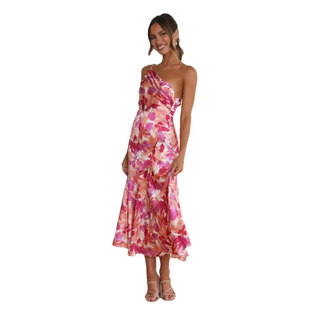 Elegantes Kleid mit Blumenmuster