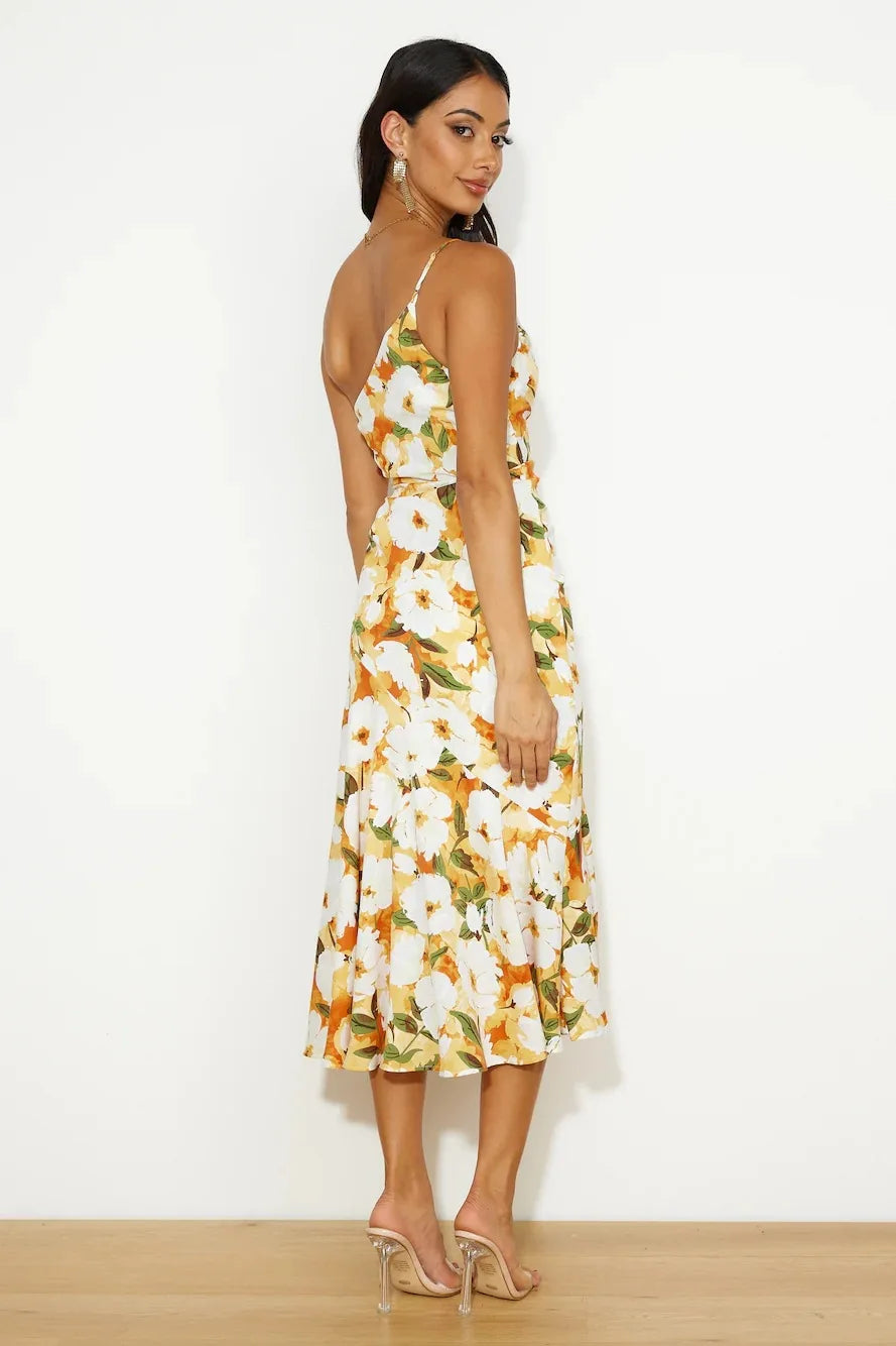 Elegantes Kleid mit Blumenmuster