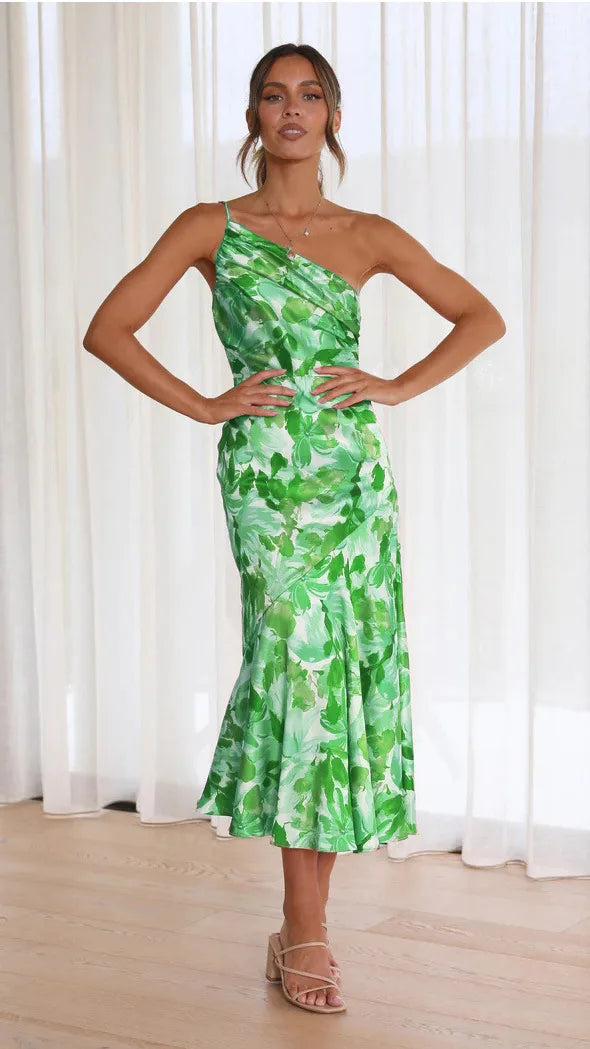 Elegantes Kleid mit Blumenmuster