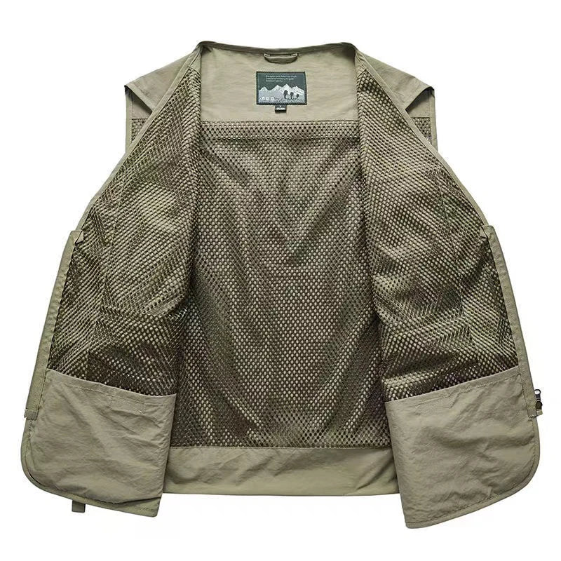 14 Taschen Cargo Taktische Wander- und Angelweste