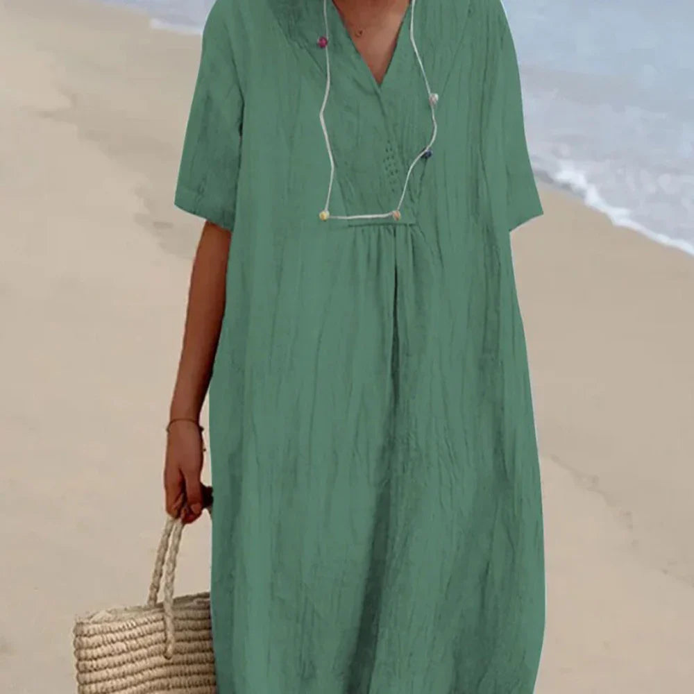 Cotton Linen Oversized Dress