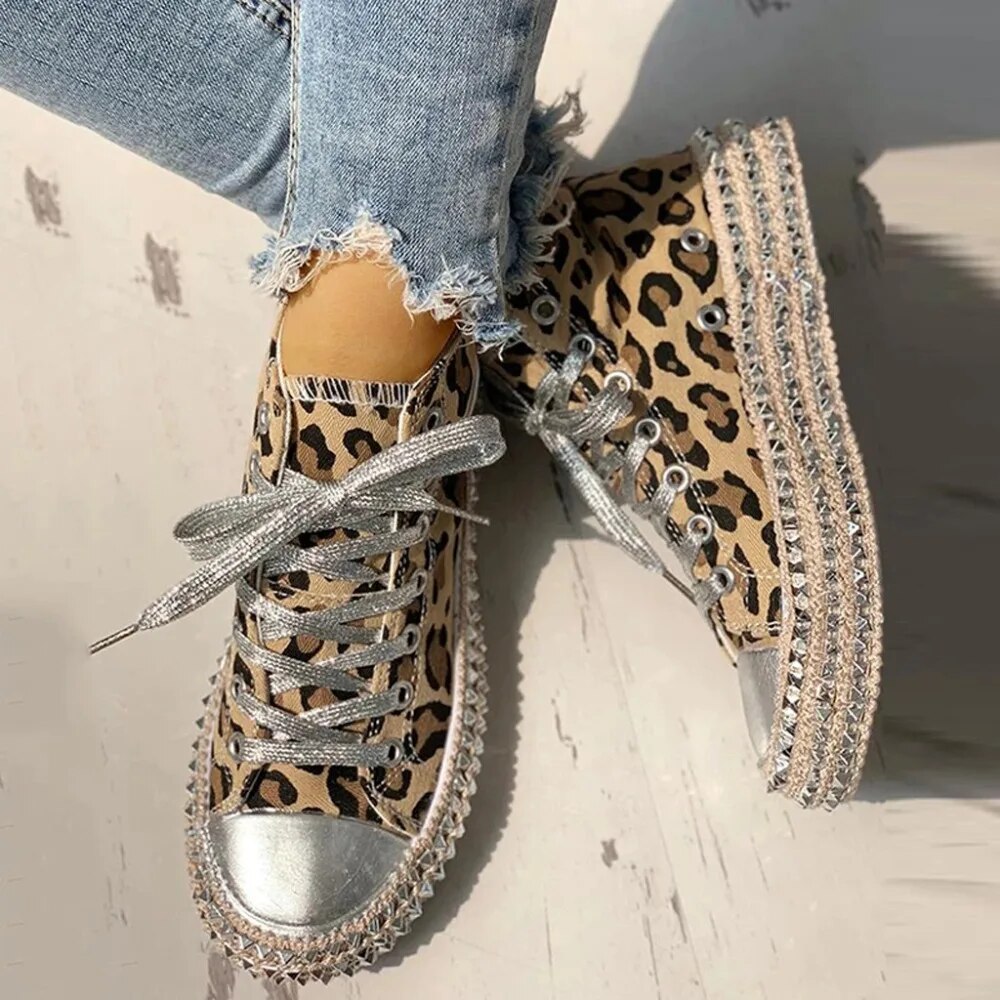 Odette - Premium-Luxus-Leinwandschuhe