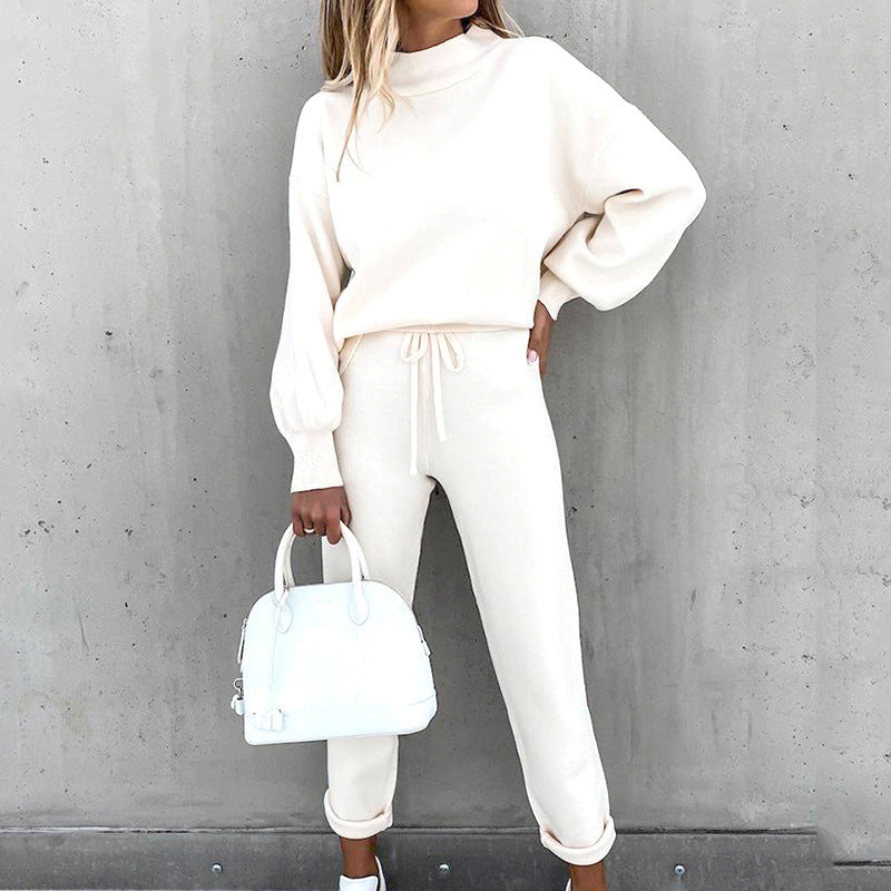 Wilma - Luxuriöses weißes Jogging-Set für Damen: Komfort und Stil in einem!