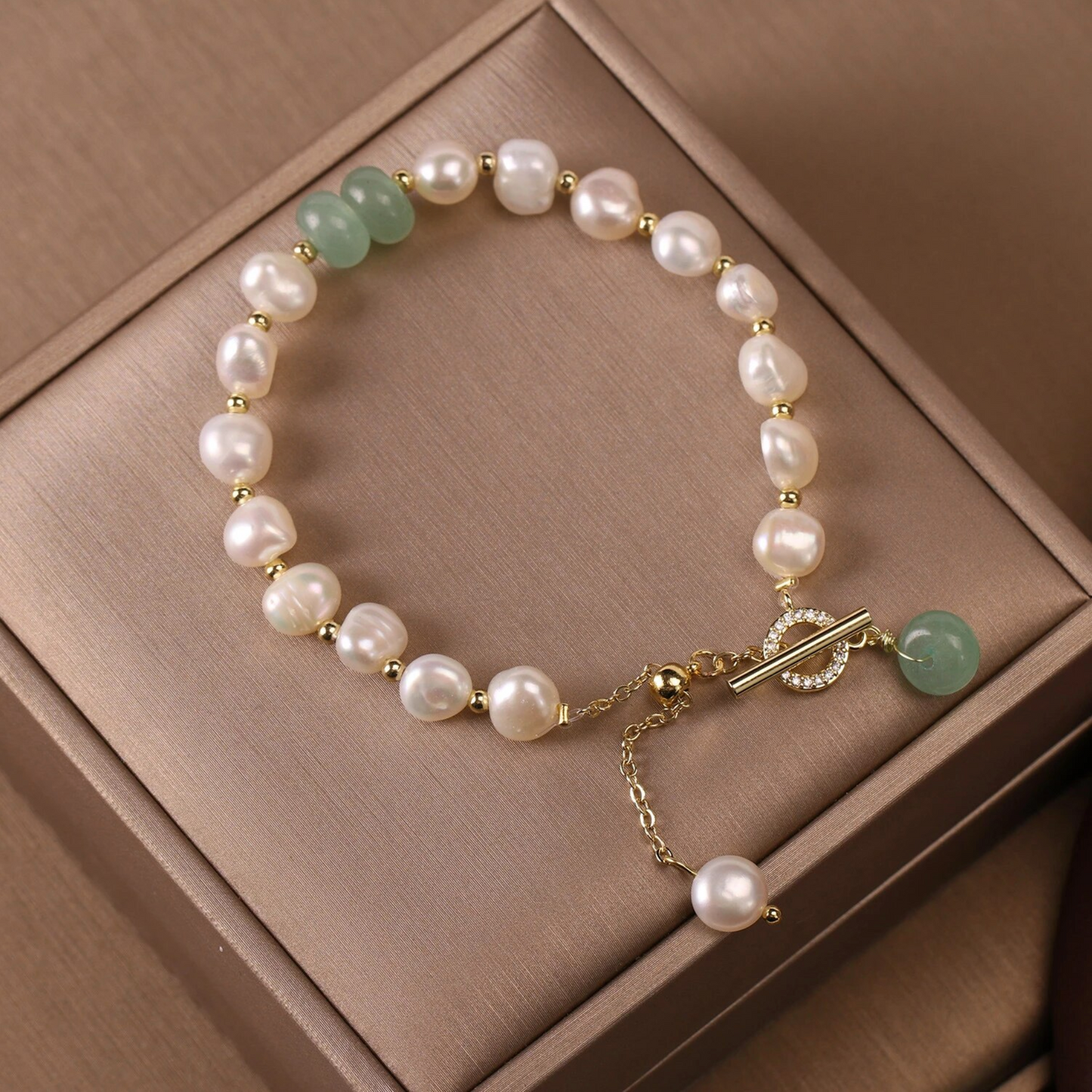 Bailey - Elegantes Süßwasserperlenarmband für Frauen