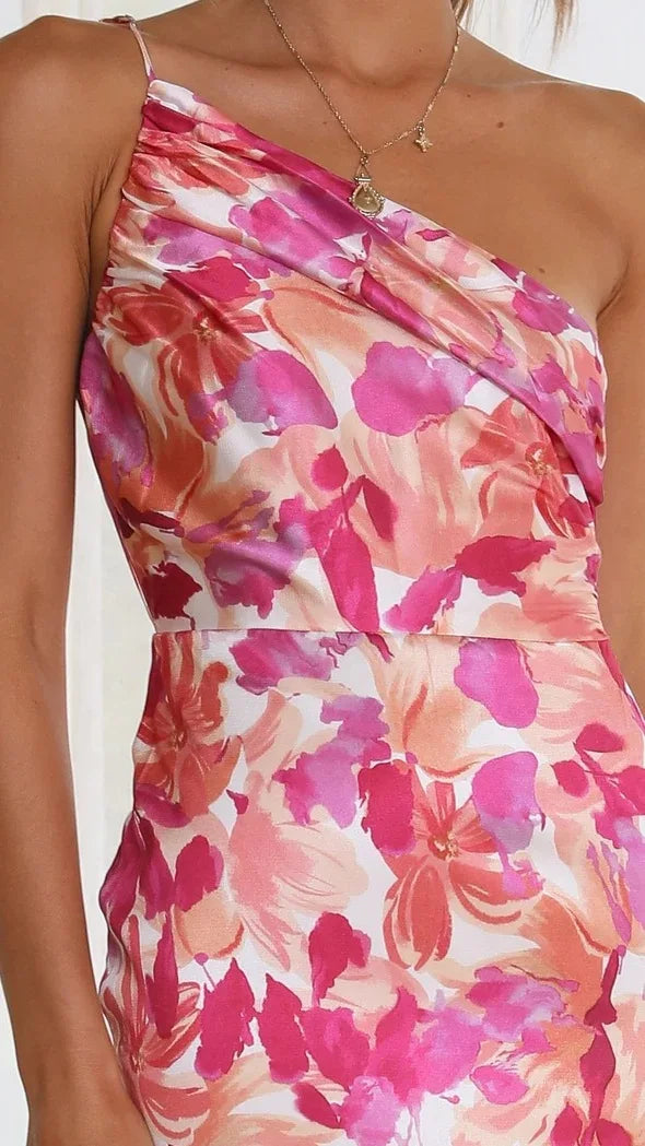 Elegantes Kleid mit Blumenmuster