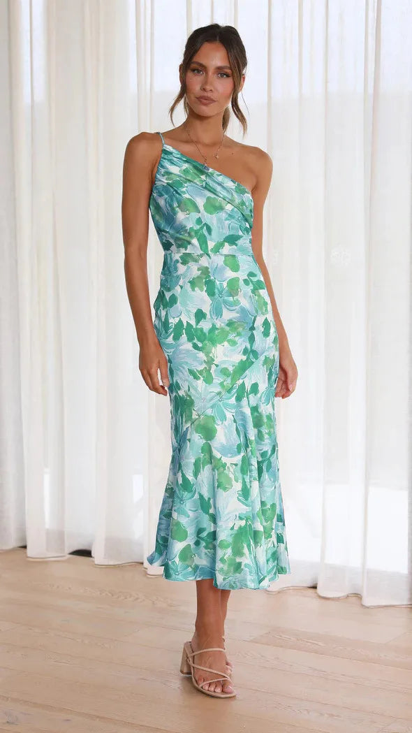 Elegantes Kleid mit Blumenmuster