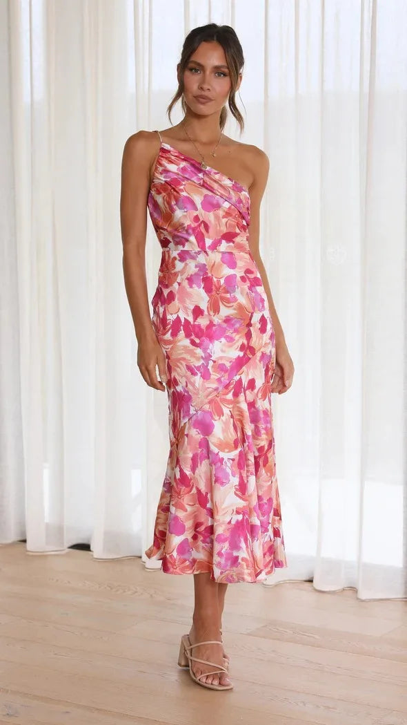 Elegantes Kleid mit Blumenmuster