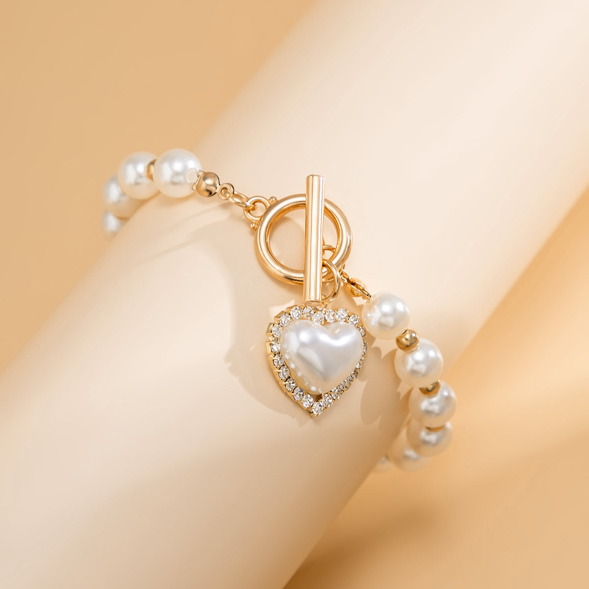 Elegantes Armband mit Süßwasserperlen-Anhänger für Frauen von Mitchell
