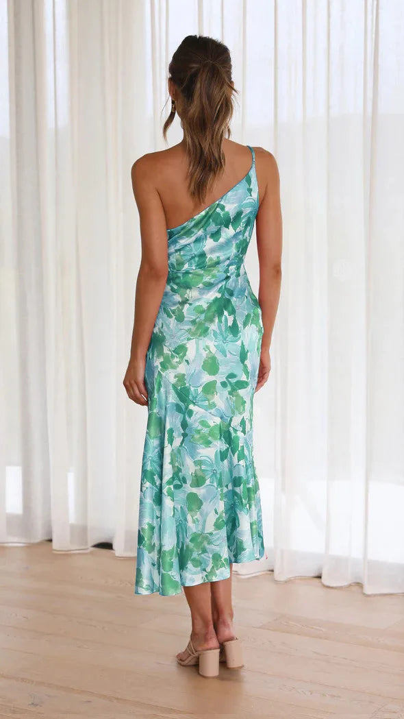 Elegantes Kleid mit Blumenmuster