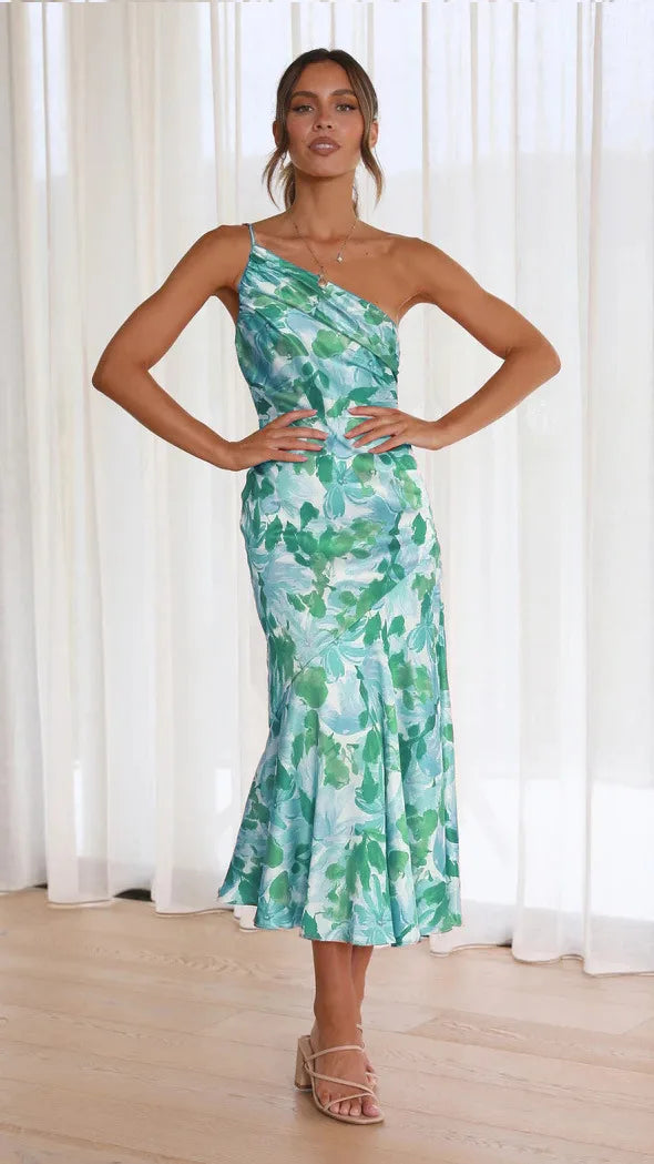 Elegantes Kleid mit Blumenmuster