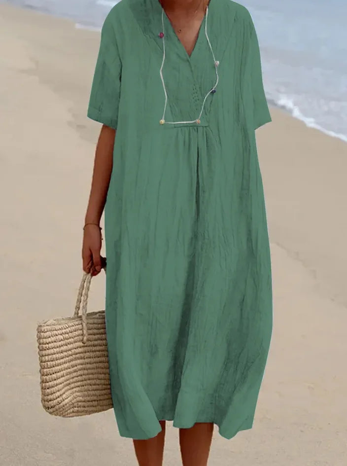 Cotton Linen Oversized Dress