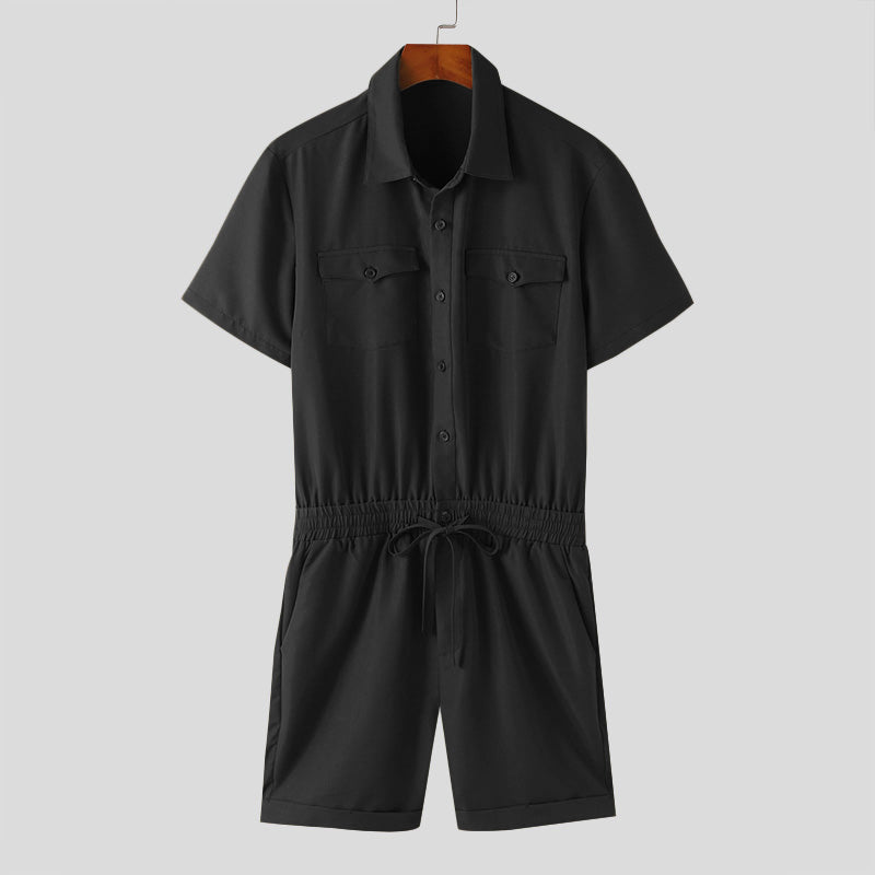Zweiteiler | Kurzarm | Hemd und Shorts | Set | Sommerkleidung für Herren