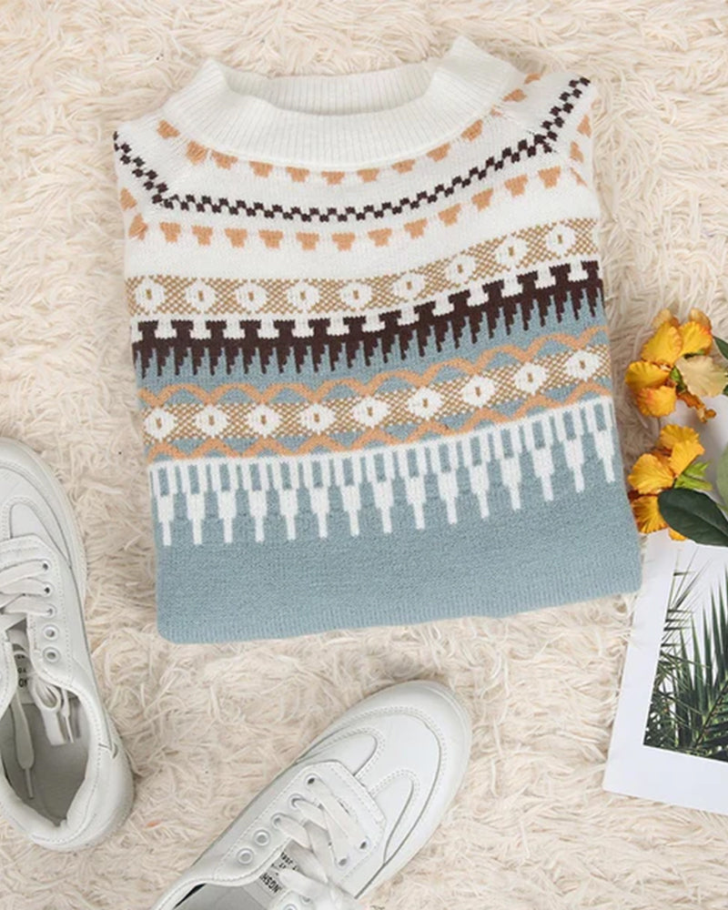 Diana - Eleganter Boho-Strickpullover für einen trendigen Look