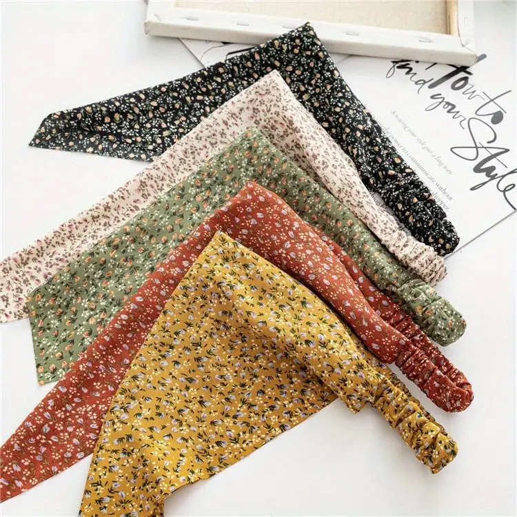 3Leaves Floral Haarbandana
