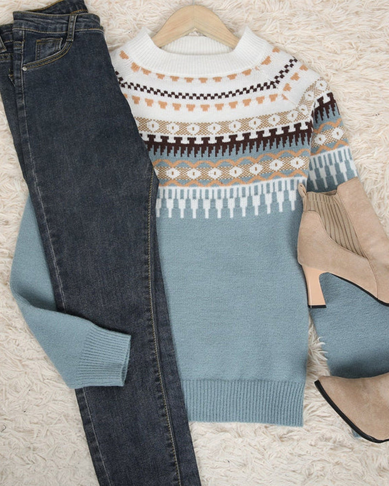 Diana - Eleganter Boho-Strickpullover für einen trendigen Look