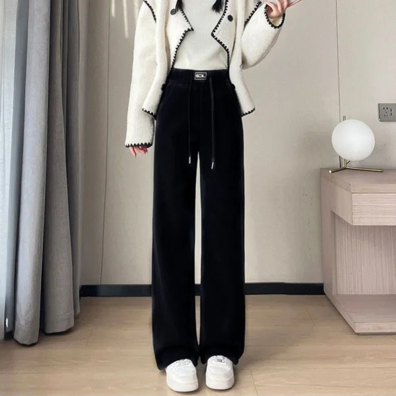Alice - Luxuriöse Cordhose mit warmem Fleecefutter