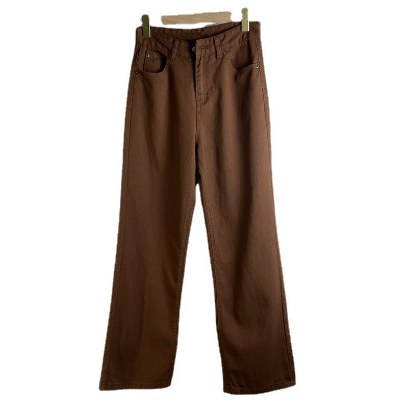 Belen | Amerikanische Retro-Jeans in Uni-Farben